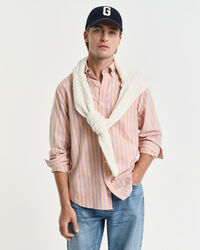 Regular Fit Classic Oxford-Hemd mit Streifen