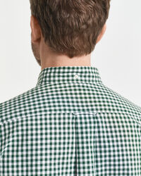 Regular Fit Classic Gingham Popeline Hemd