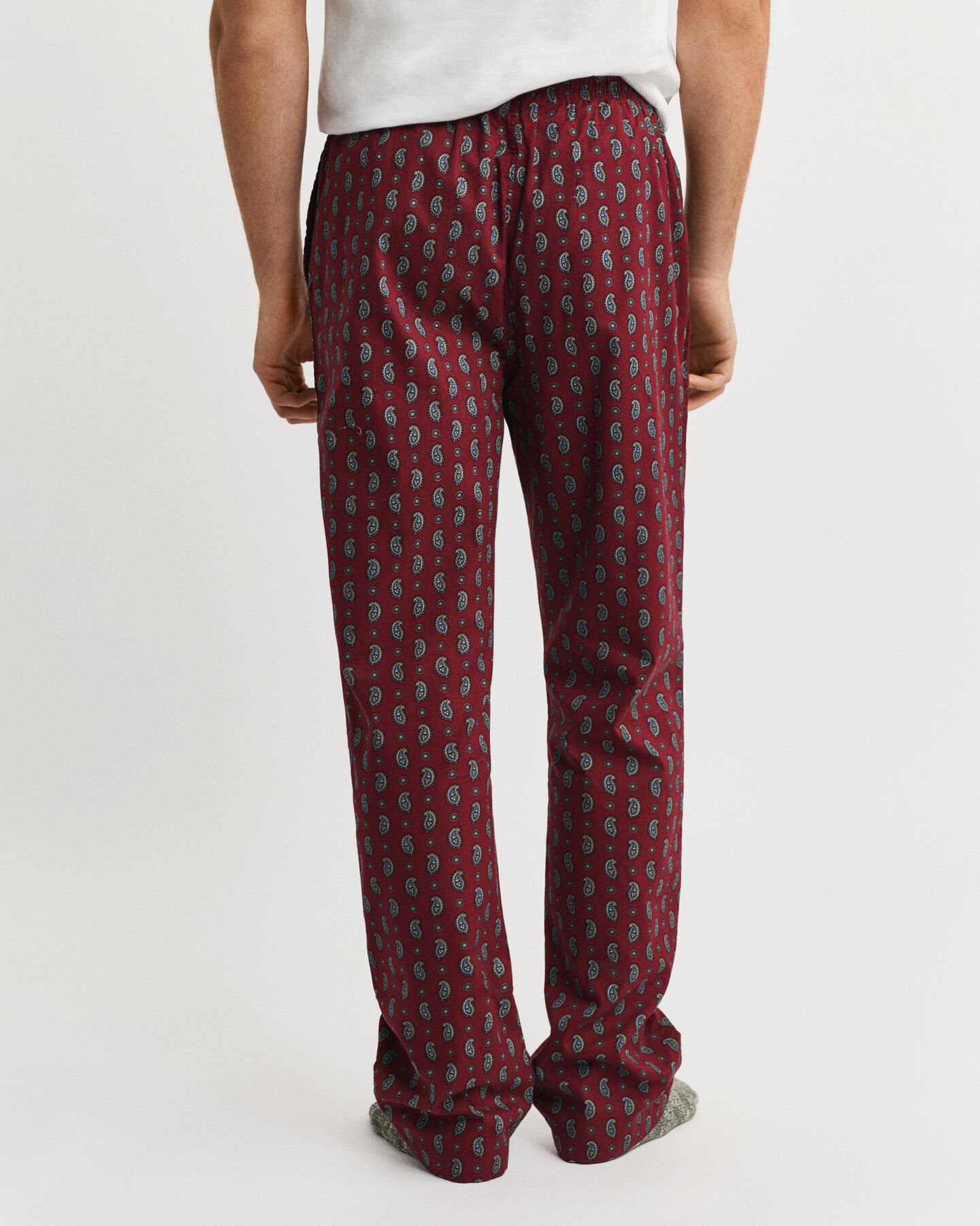 Flanell-Pyjamahose mit Paisley-Muster