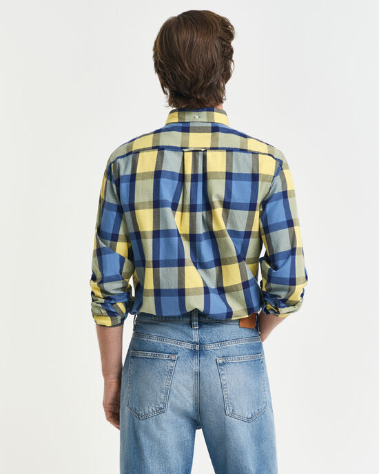 Relaxed Fit Twill Hemd mit Karomuster
