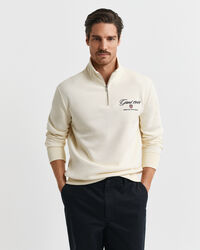 1949 Graphic Sweatshirt mit Rei&szlig;verschlusskragen