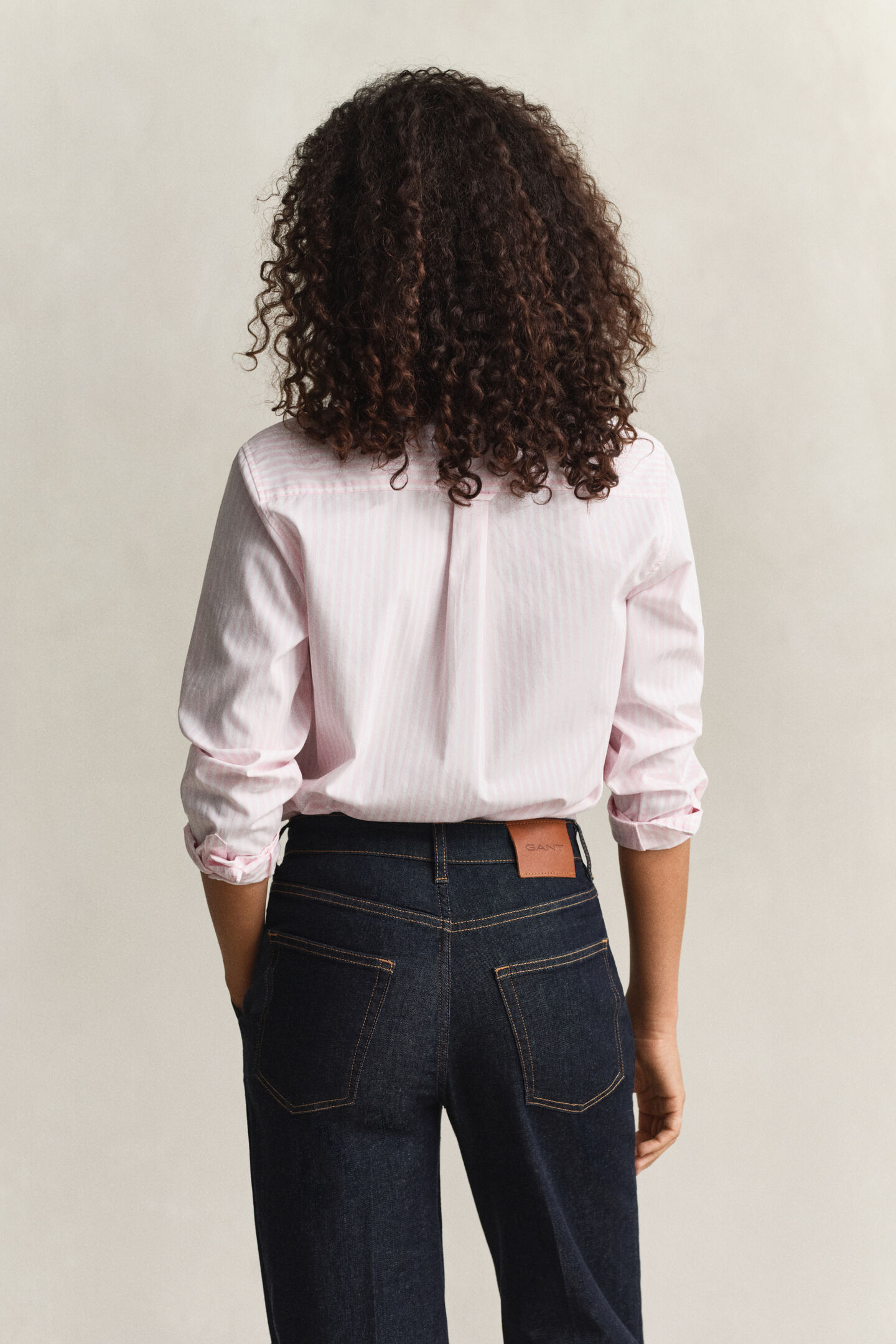 Regular Fit Classic Popeline Hemd mit Streifen