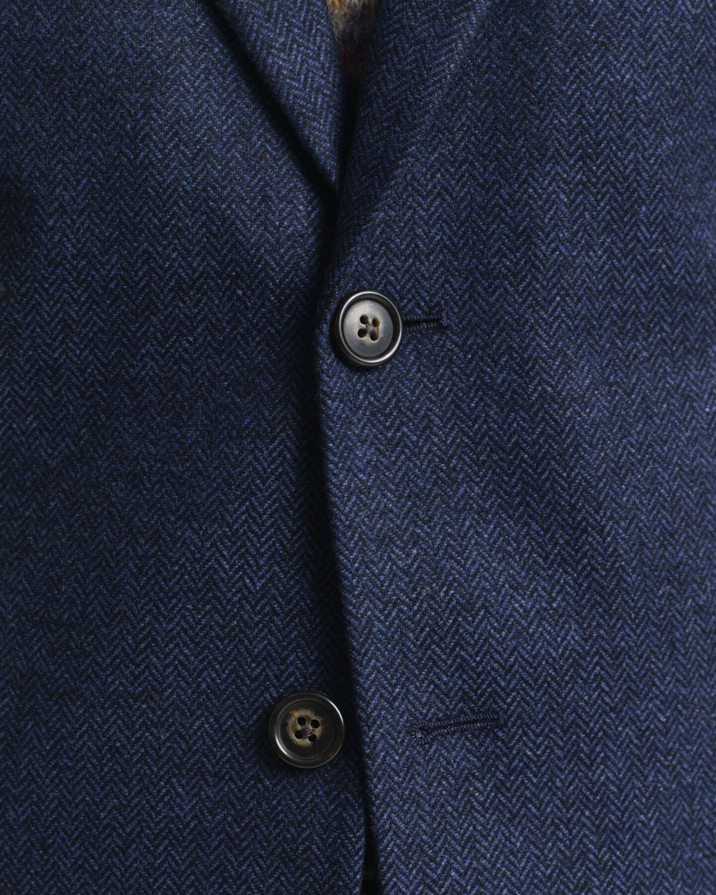 Slim Fit Herringbone Flanell Anzugsakko