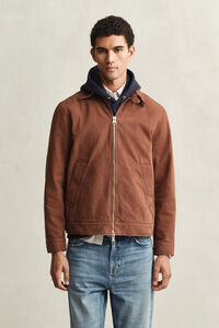 Jacke aus Baumwollcanvas