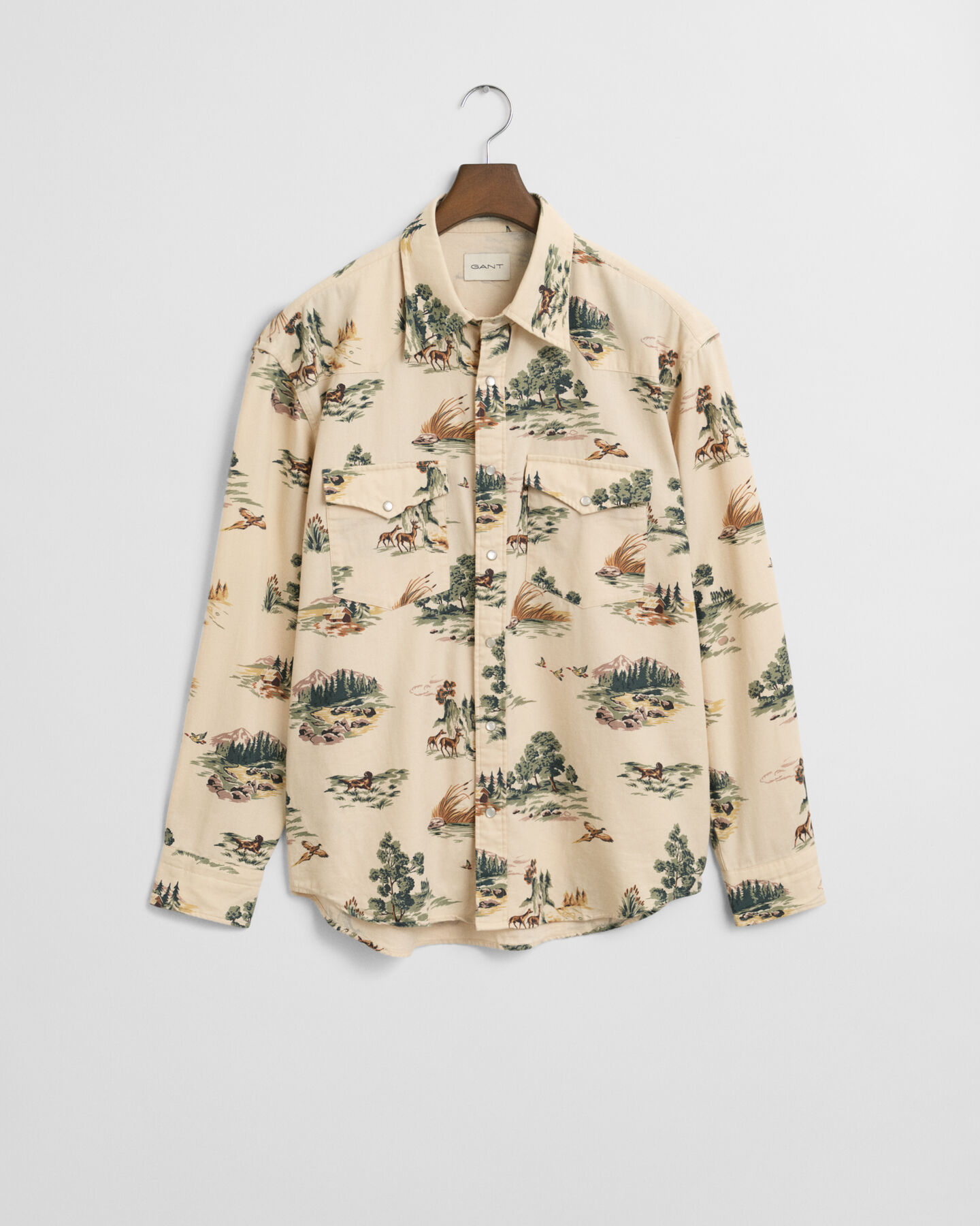 Relaxed Fit Rodeo Hemd mit Print