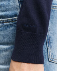 Feinstrick Rundhalspullover