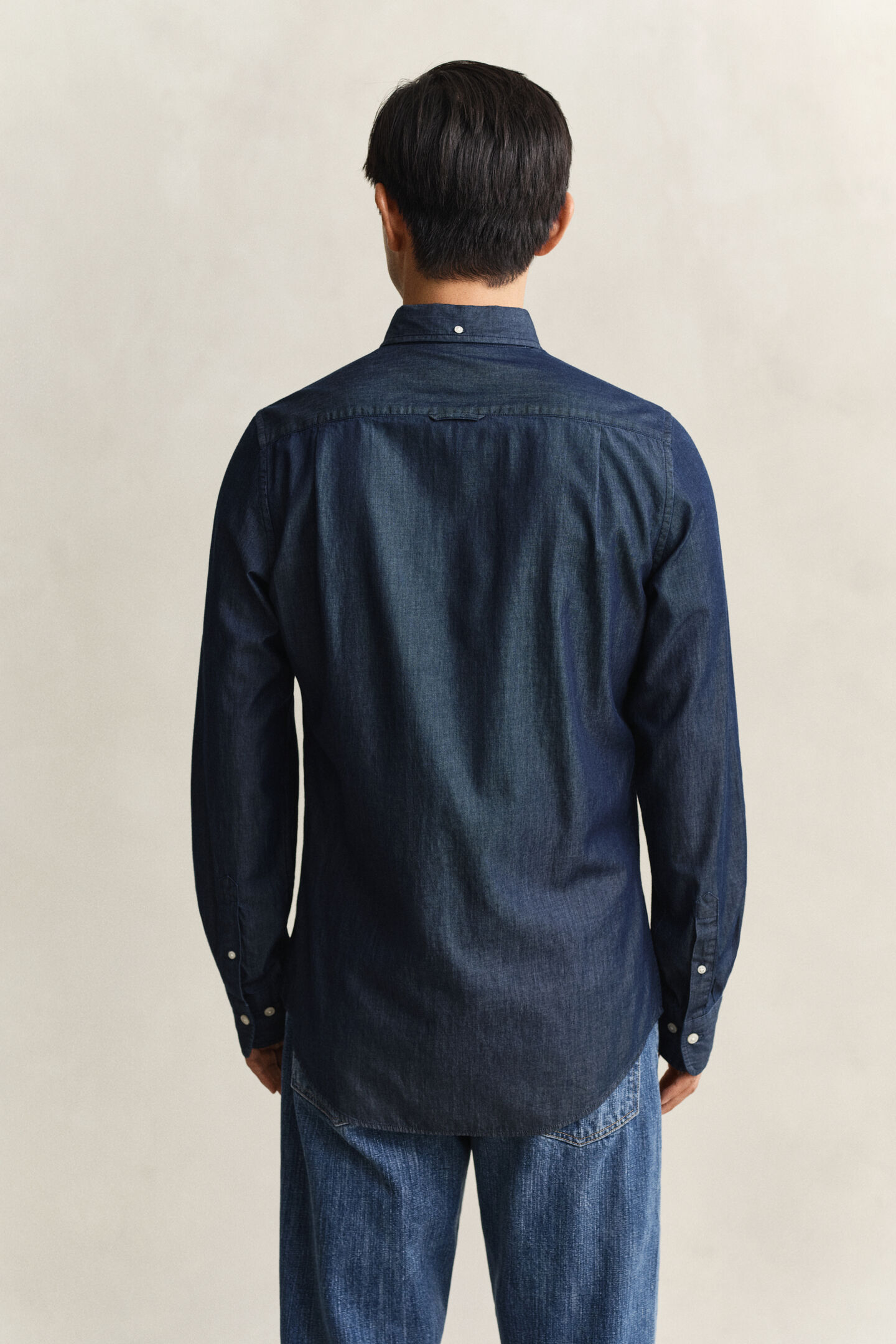 Slim Fit Indigo Hemd
