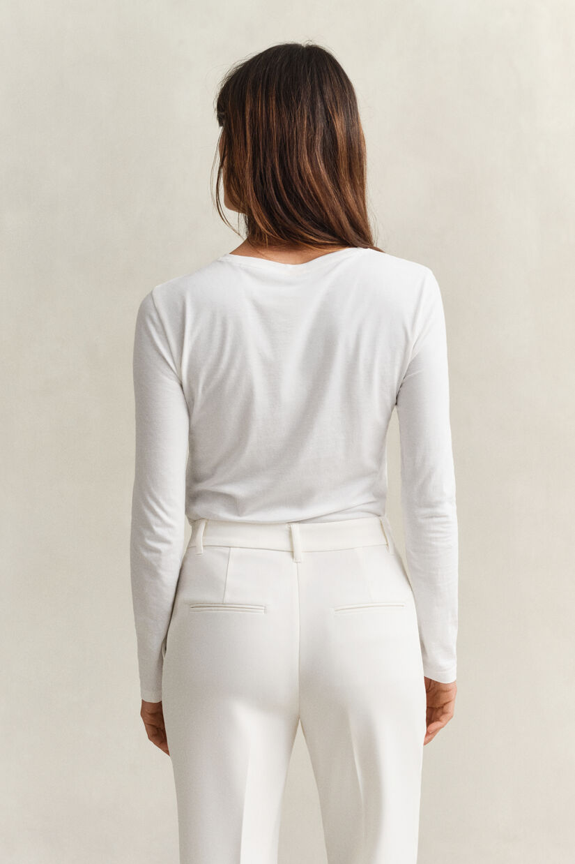 Langarm-Shirt aus Baumwolle