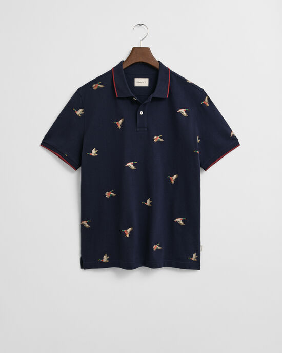 Poloshirt mit Stickerei