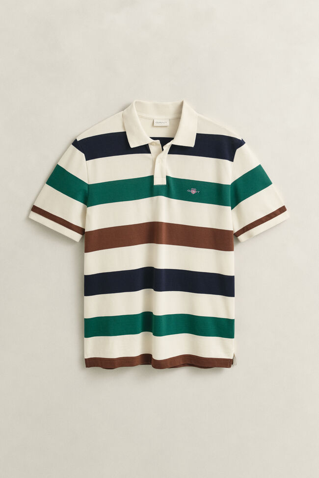 Poloshirt mit Streifen