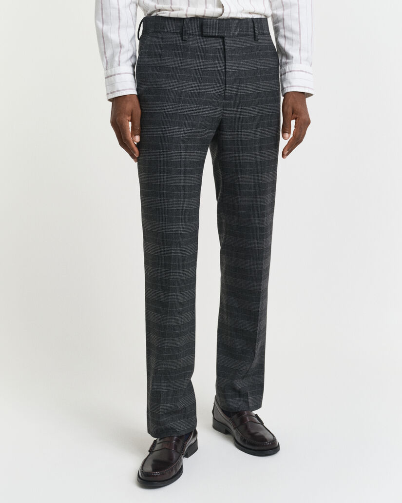 Slim Fit Glen Check Anzughose