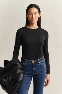 Langarm-Shirt aus Baumwolle