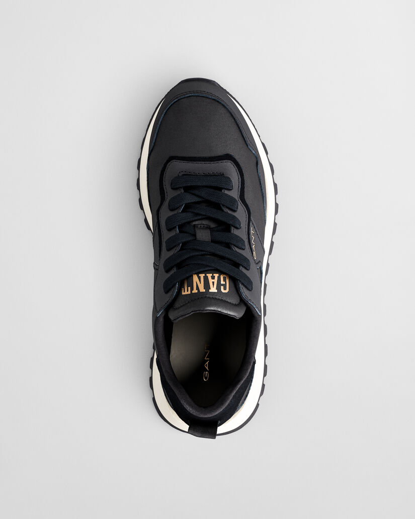 Caffay Sneaker aus Veloursleder und Satin