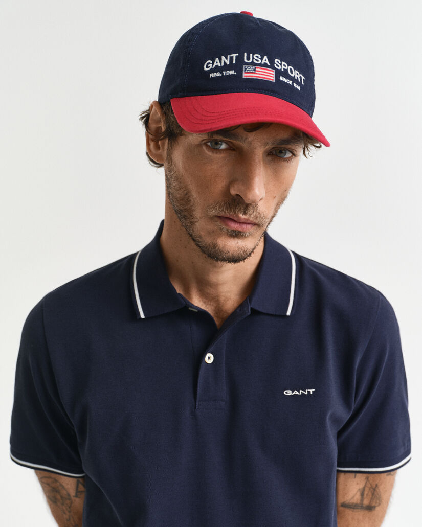 Tipped Piqu&eacute; Poloshirt