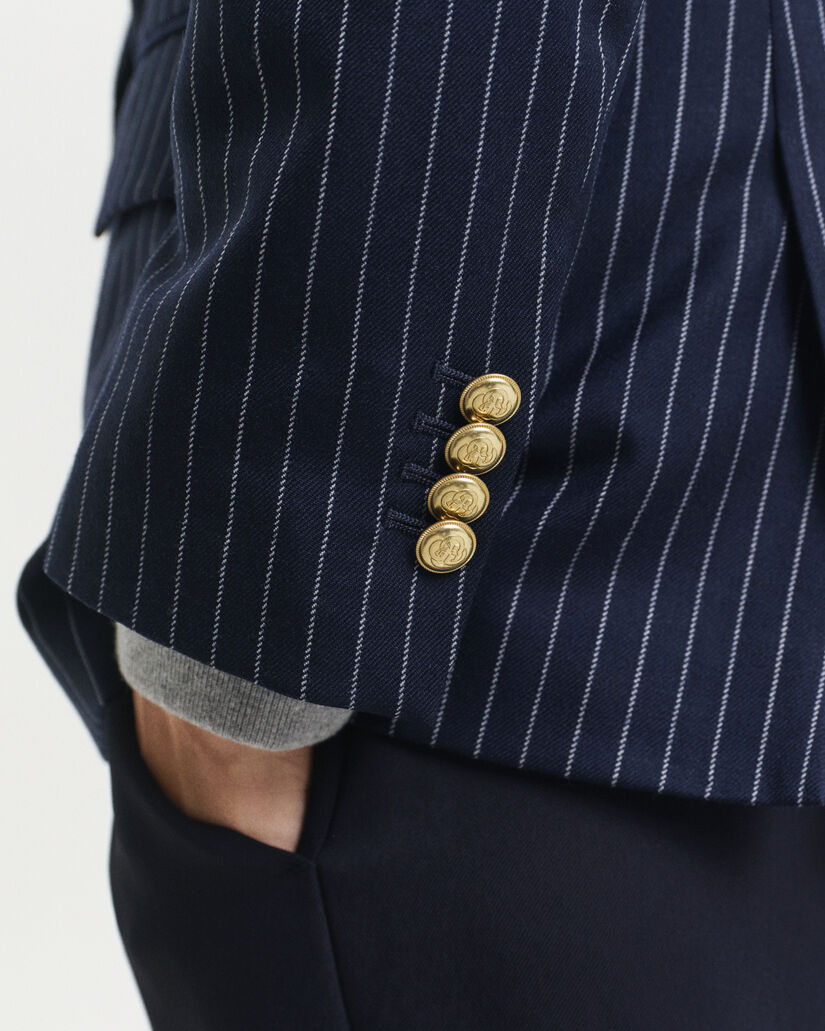 Regular Fit Pinstripe Club Blazer