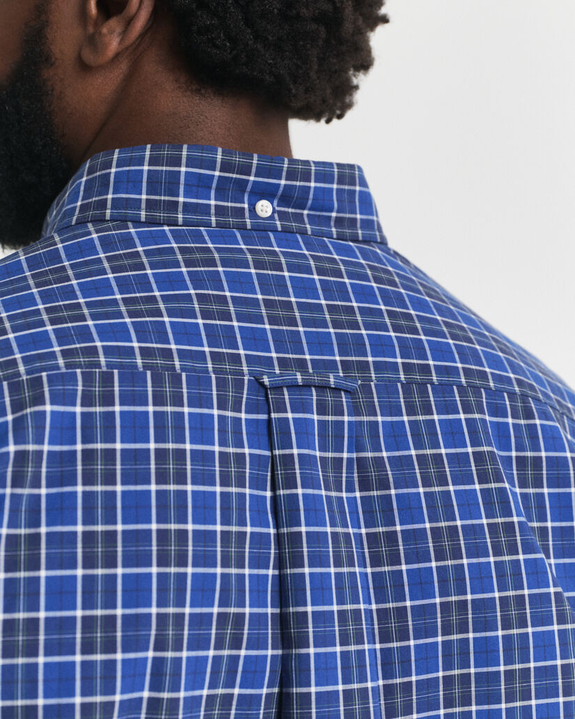 Regular Fit Classic Popeline Hemd mit Karomuster