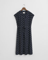 Kaftankleid mit P&uuml;nktchen-Print