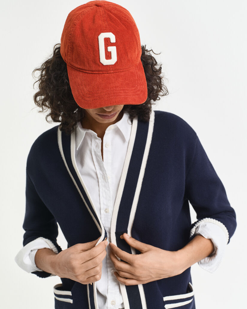 Kontrast Strickjacke