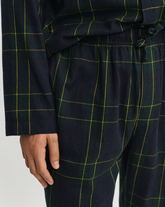 Flanell-Pyjama mit Karomuster in Geschenkbox