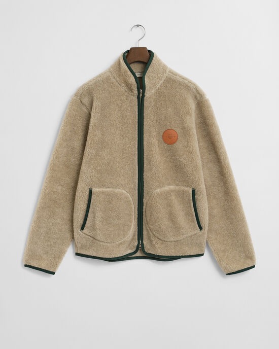 Fleecejacke aus Wollmix