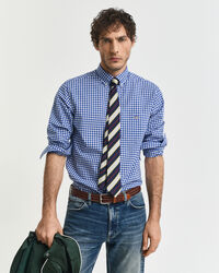 Regular Fit Classic Gingham Popeline Hemd