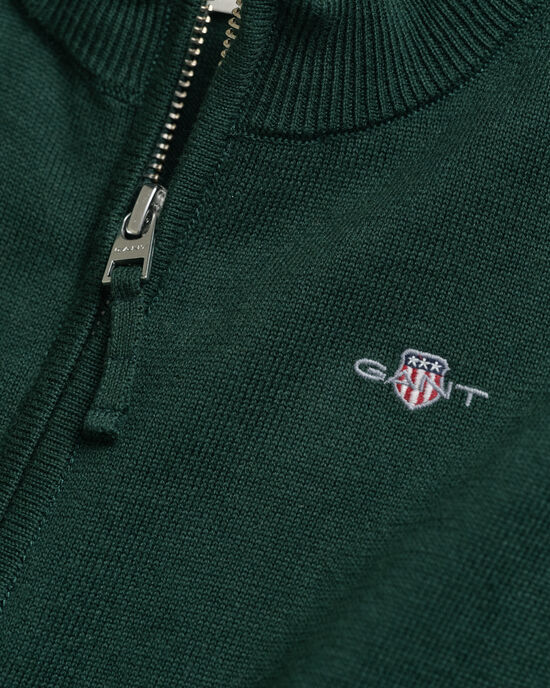 Kids Shield Strickjacke aus Baumwolle mit Rei&szlig;verschluss