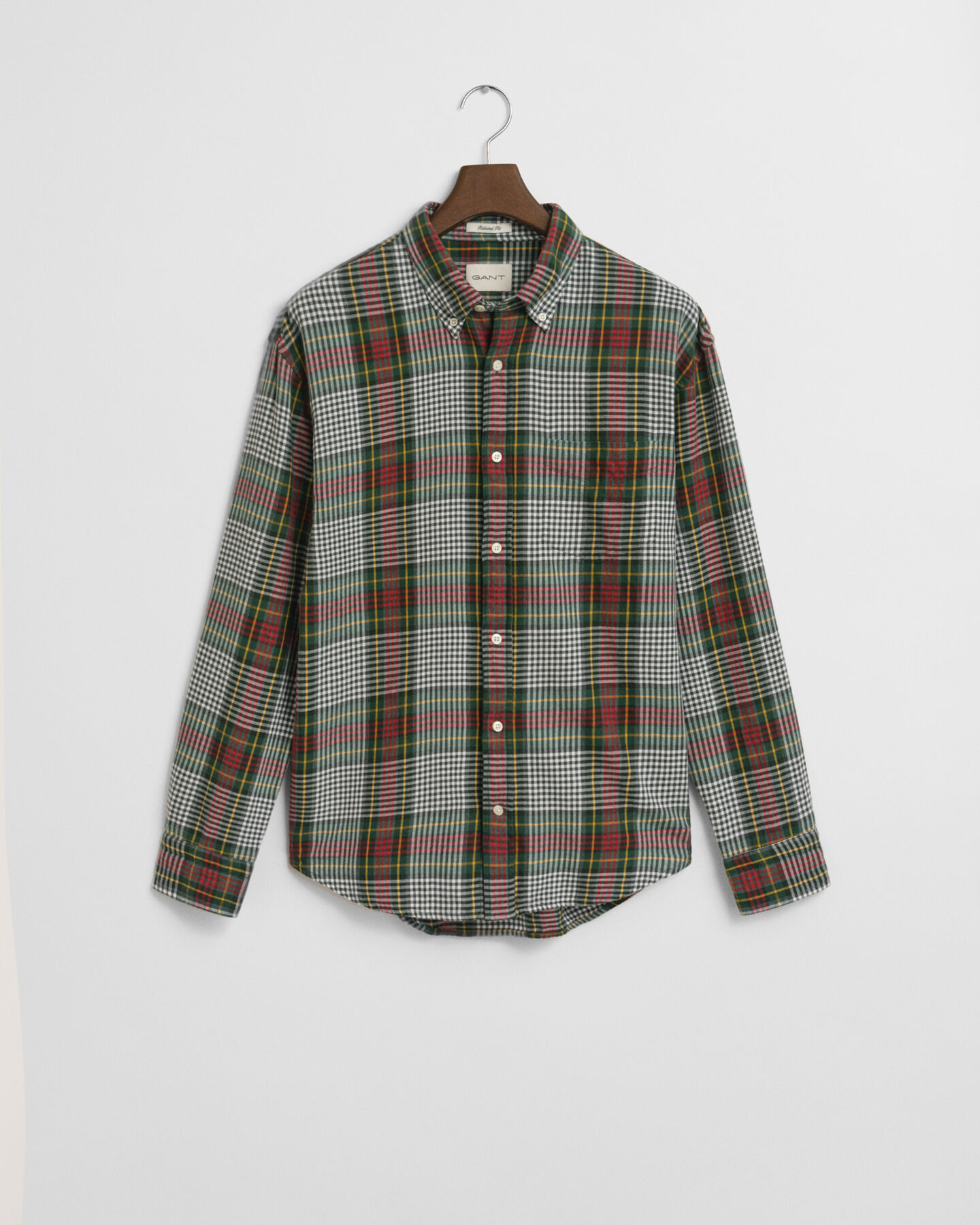 Leichtes Relaxed Fit Twill Hemd mit Karomuster