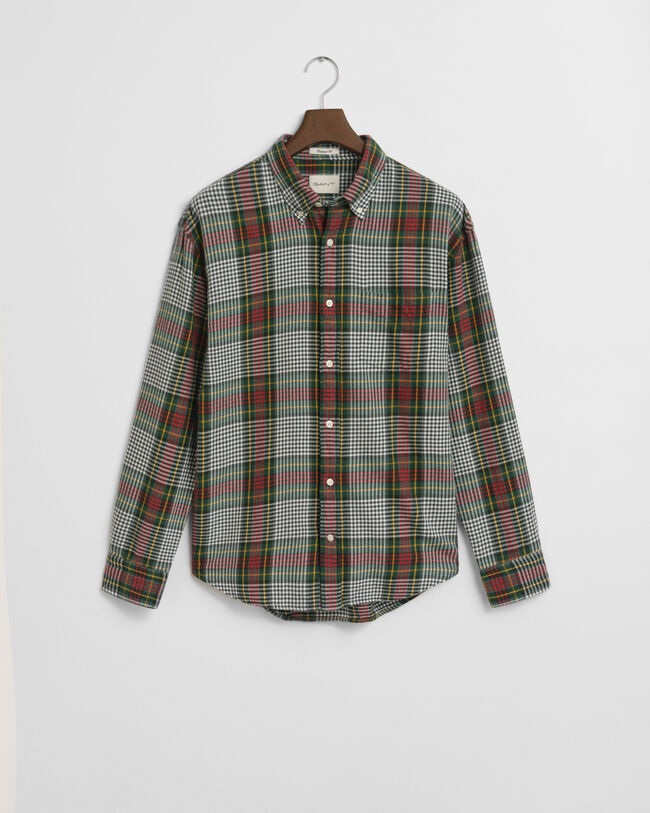 Leichtes Relaxed Fit Twill Hemd mit Karomuster