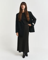 Gerippter Strickrock in Kontrastfarben