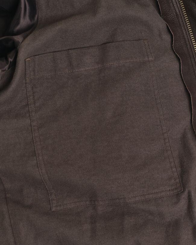 Decker Jacke aus Nubukleder