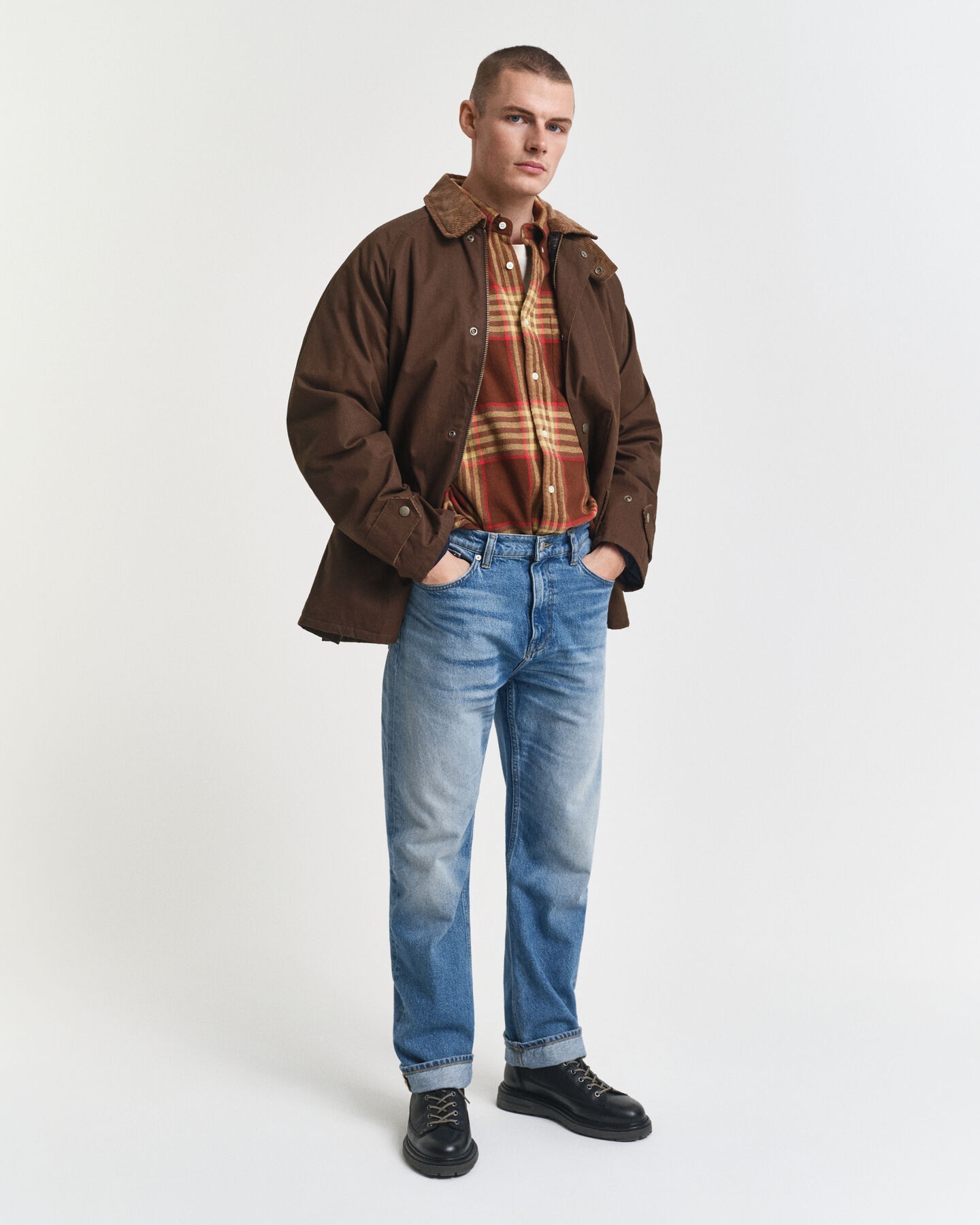 Oversized Twillhemd aus Flanell