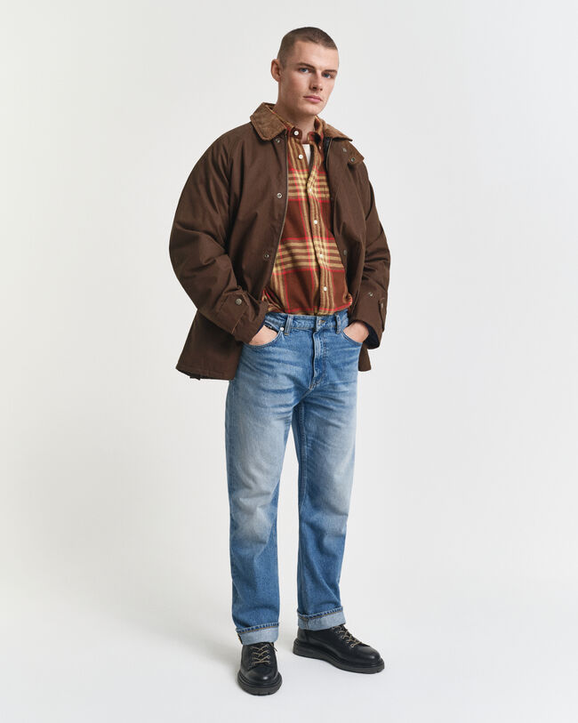 Oversized Twillhemd aus Flanell
