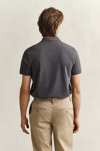 Kontrast Piqu&eacute; Poloshirt