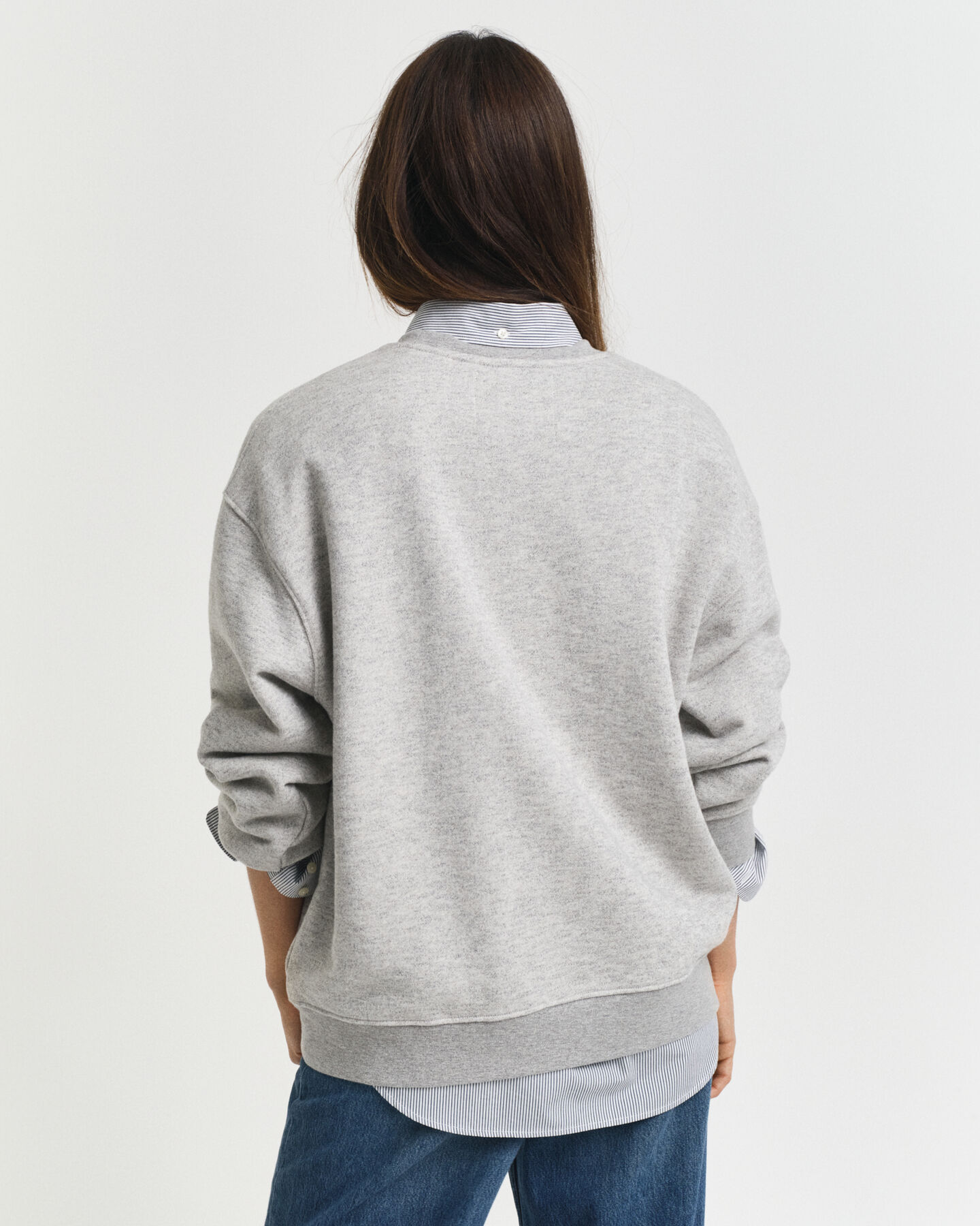 Rundhals-Sweatshirt mit Print