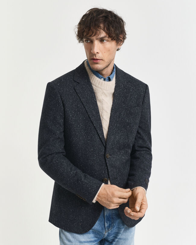 Slim Fit Donegal Anzugsakko