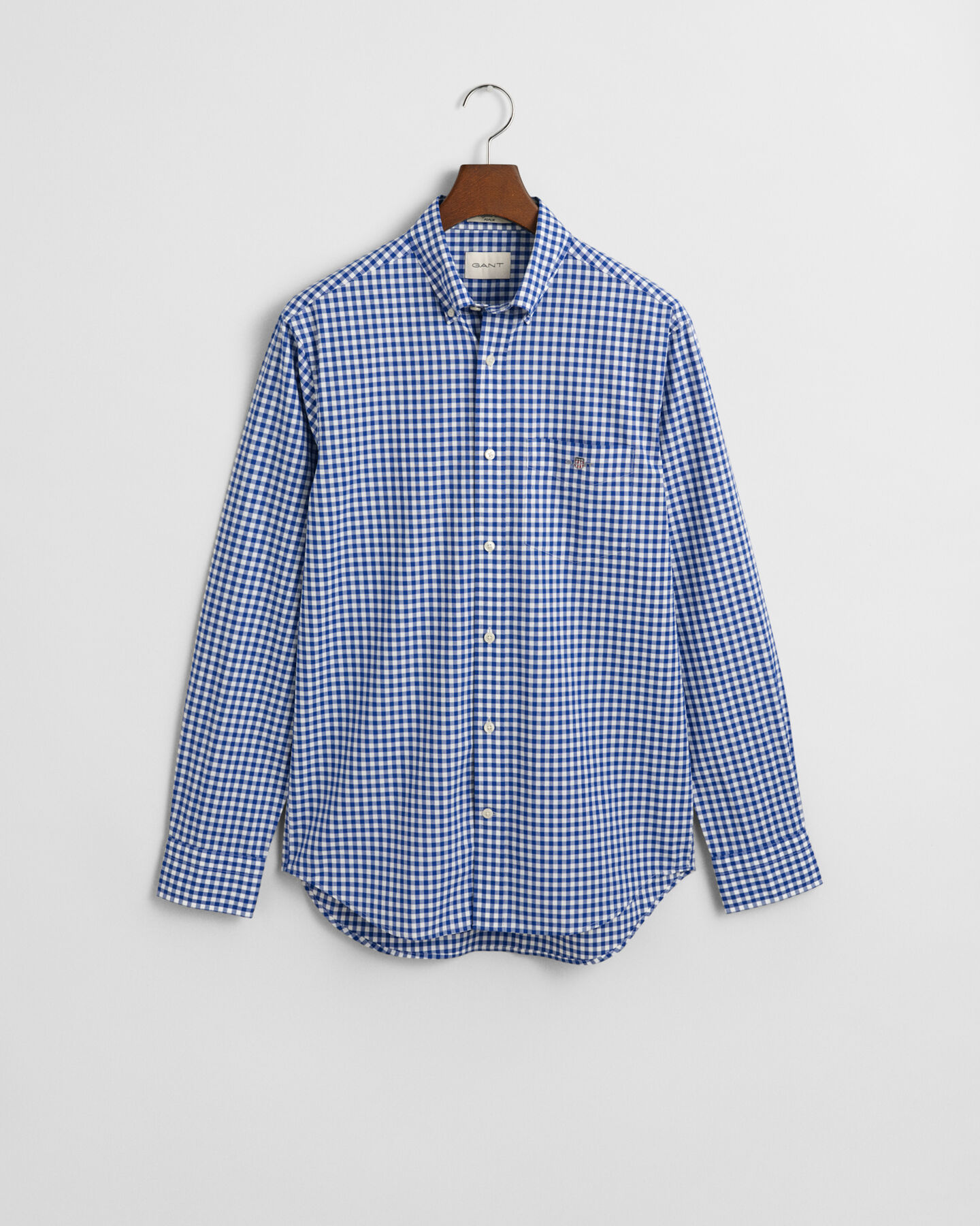 Regular Fit Classic Gingham Popeline Hemd