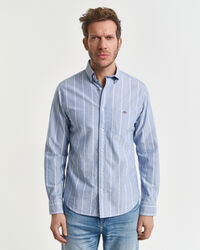 Regular Fit Classic Oxford-Hemd mit Streifen