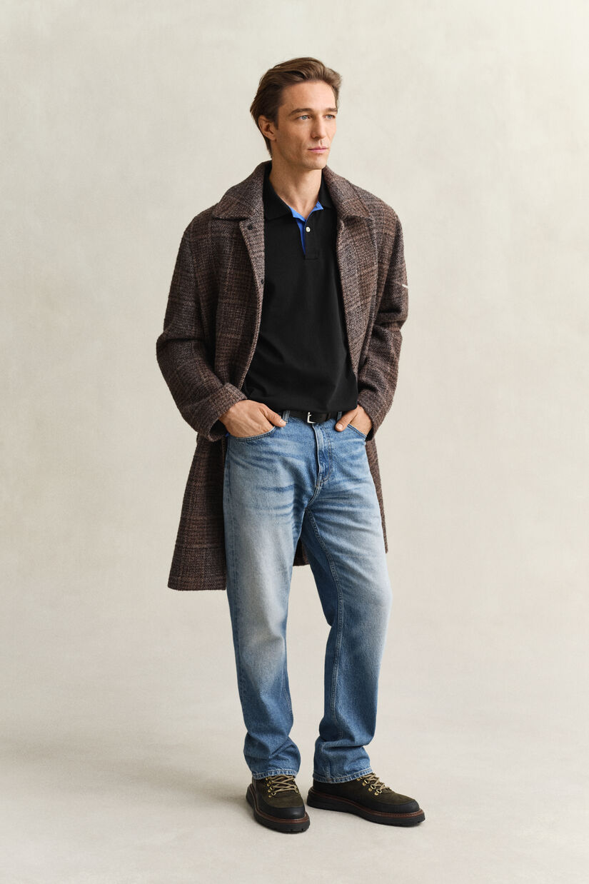 Kontrast Piqu&eacute; Poloshirt