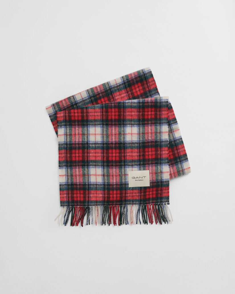 Tartan Schal mit Kaschmiranteil