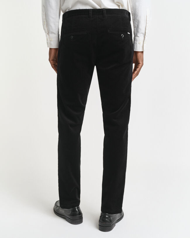 Slim Fit Cord Chinohose