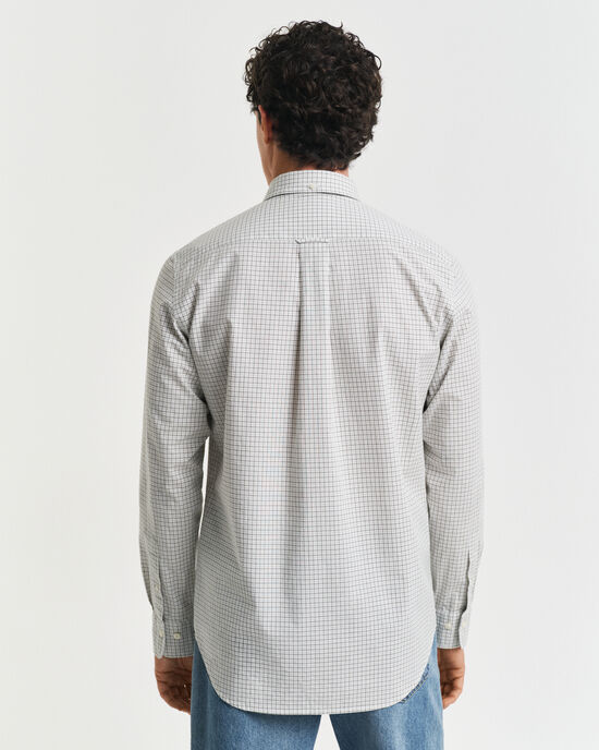 Regular Fit Classic Popeline Hemd mit Karomuster