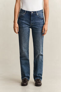 Stretch-Jeans mit geradem Bein