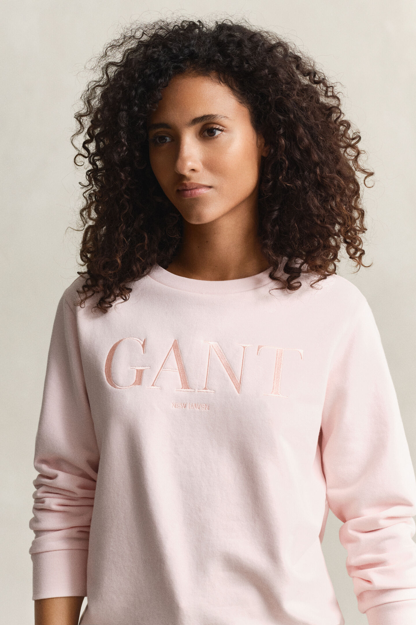 Tonal Graphic Rundhals-Sweatshirt