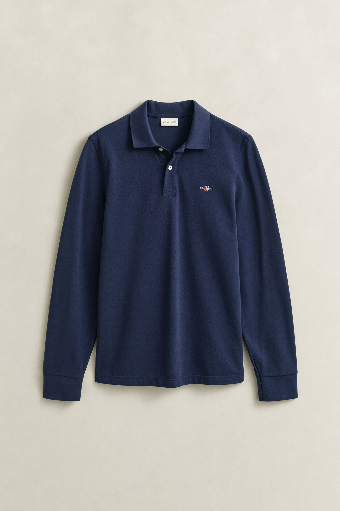 Langarm-Poloshirt
