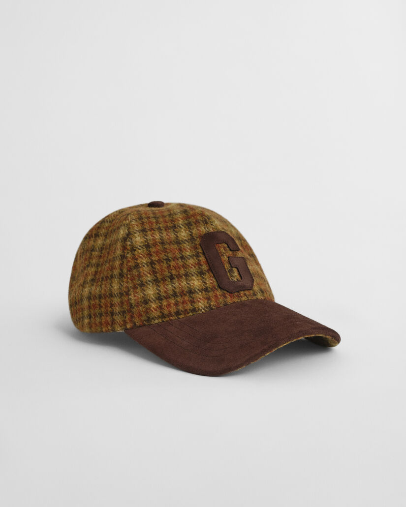 Kariertes Wollcap