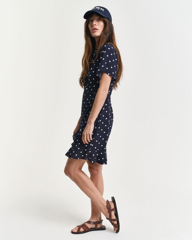 R&uuml;schenkleid mit P&uuml;nktchen-Print