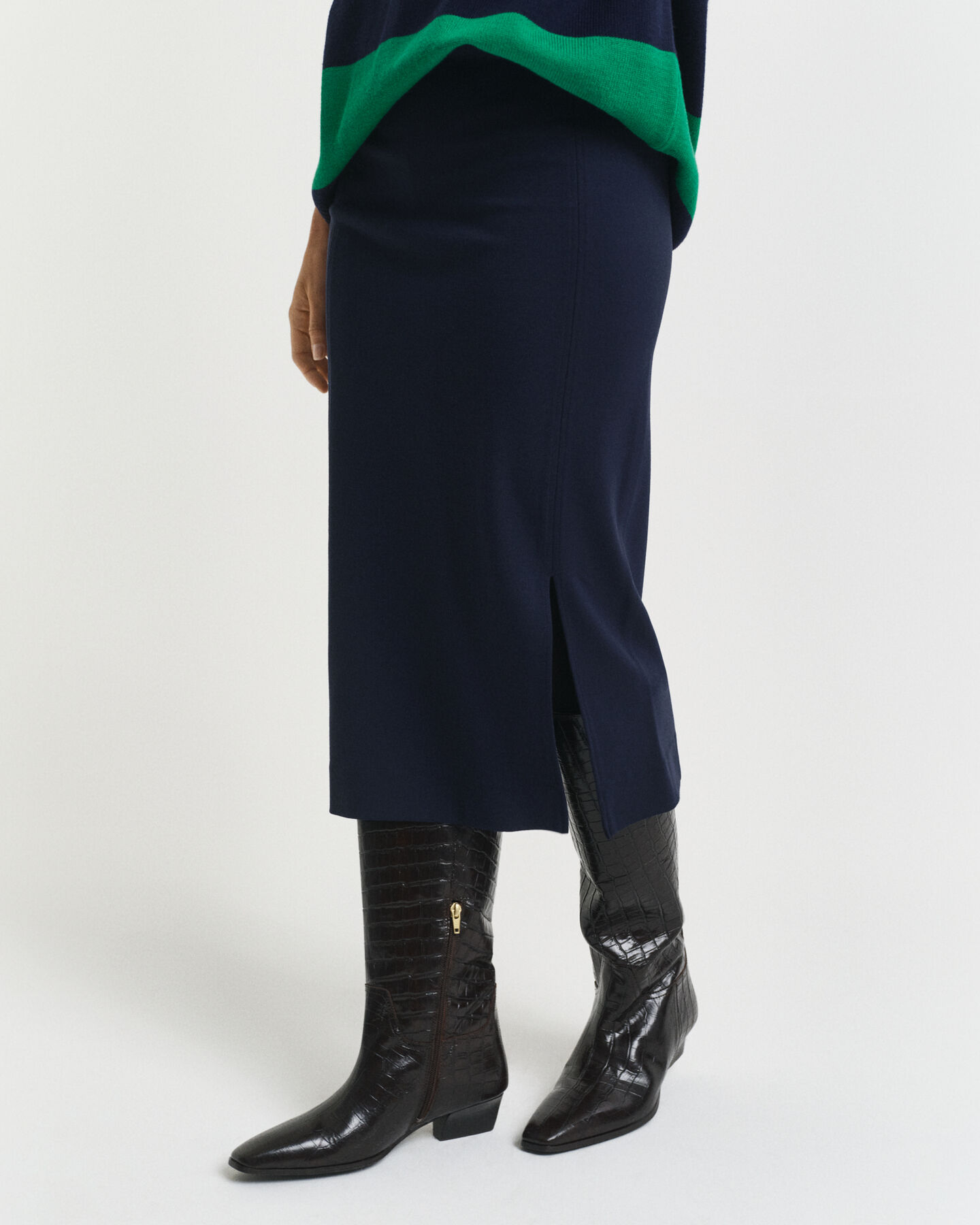 Bleistiftrock aus Jersey